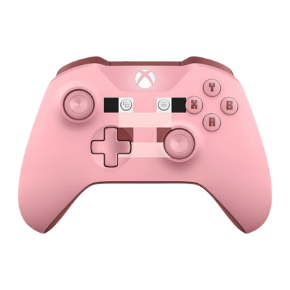 Геймпад Бездротовий Microsoft Xbox One Minecraft Pig Special Edition Version 2 Pink Б/У - Retromagaz