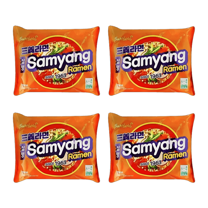 Набор Лапша 4шт Samyang Ramen 1963 Original Средне Острая 120g - Retromagaz