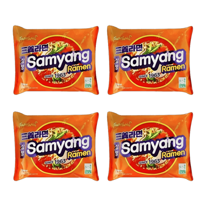 Набір Локшина 4шт Samyang Ramen 1963 Original Середньо Гостра 120g - Retromagaz