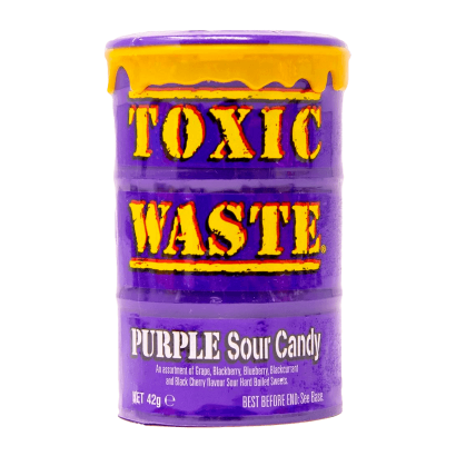 Цукерки Toxic Waste Purple Sour Candy 42g - Retromagaz