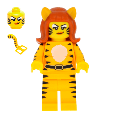 Фигурка Lego Tiger Woman Collectible Minifigures Series 14 col219 Б/У - Retromagaz