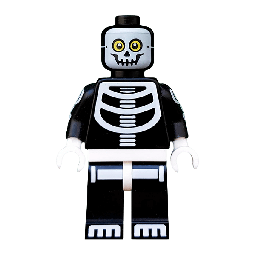 Фигурка Lego Series 14 Skeleton Guy Collectible Minifigures col14-11 col221 Б/У - Retromagaz