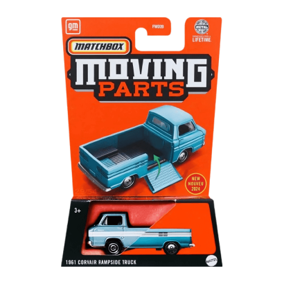 Тематична Машинка Matchbox 1961 Corvair Rampside Truck Moving Parts 1:64 FWD28/HVM90 Blue - Retromagaz