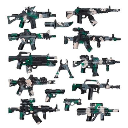 Оружие RMC Стрелковое Weapon Pack #5 Black Green Новый - Retromagaz