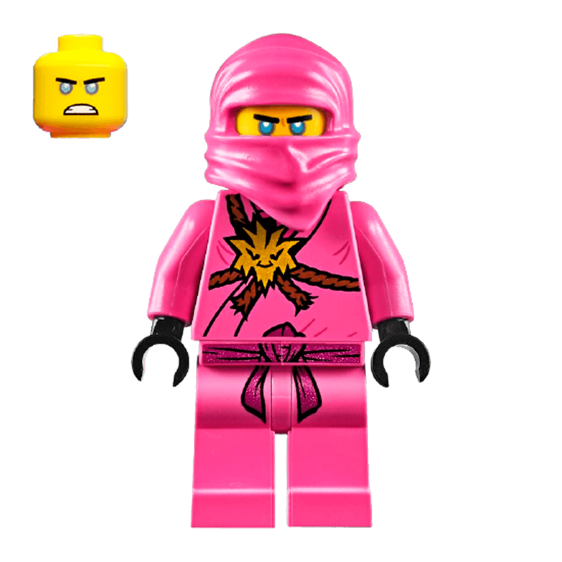 Фігурка Lego Ninja Zane Avatar Pink Ninjago njo0561 71708 Б/У - Retromagaz