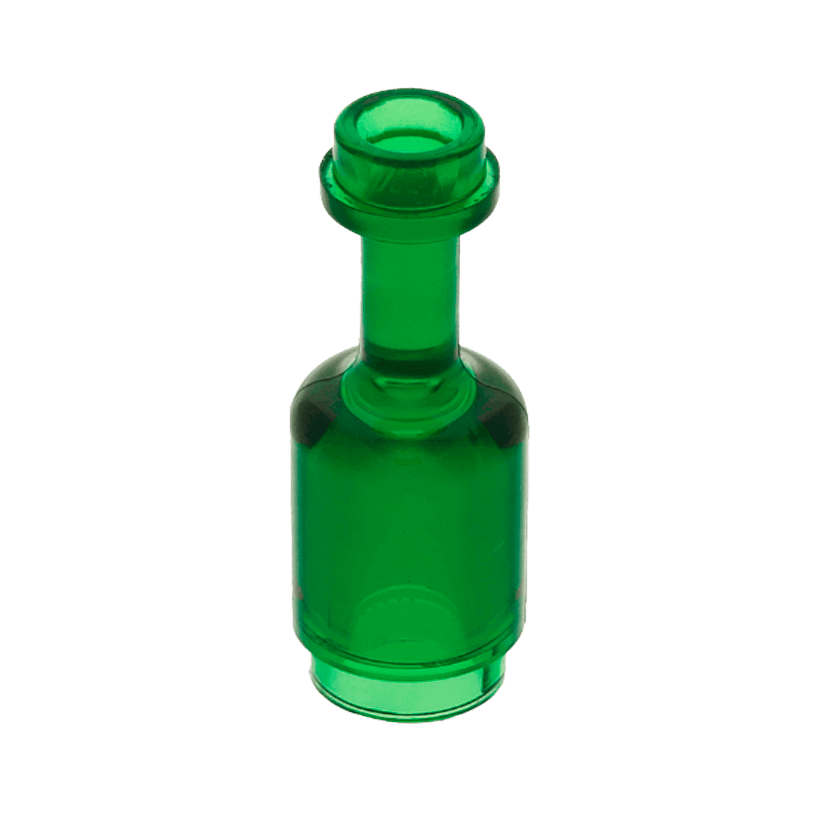Посуда 2шт Lego Bottle 95228 28662 6020220 6247364 Trans-Green Б/У - Retromagaz