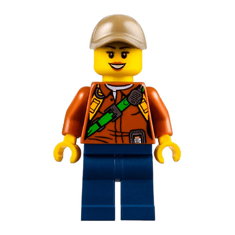 Фигурка Lego Jungle 973pb2757 Explorer Female City cty0804 Б/У - Retromagaz
