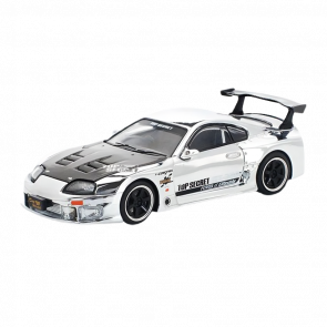 Машинка Premium POP Race Top Secret GT300 Toyota Supra 1:64 PR640325 Silver - Retromagaz
