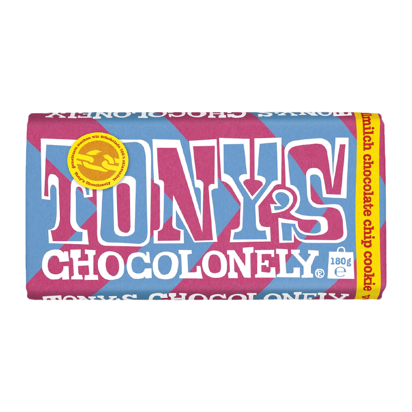 Шоколад Молочний Tony's з Печивом 180g - Retromagaz