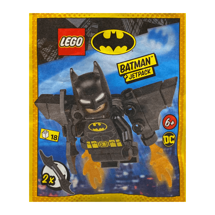 Конструктор Lego Фигурка Batman with Jetpack Paper Bag Super Heroes 212402 	sh0956 Новый - Retromagaz