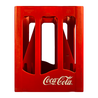 Ящик Coca-Cola Б/У 29х38х35 см 6 Стеклянных Бутылок 1L Б/У - Retromagaz