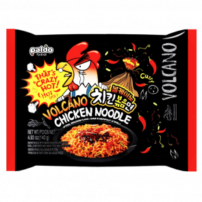 Локшина Paldo Volcano Рамьон з Куркою Гостра 140g - Retromagaz