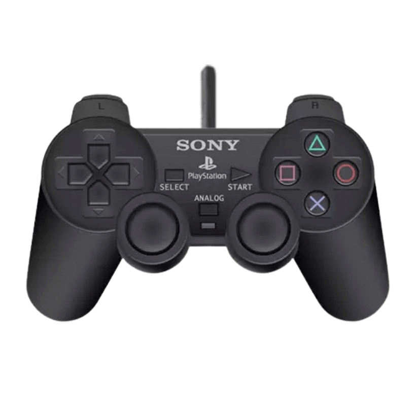 Геймпад Проводной Sony PlayStation 2 DualShock 2 SCPH-10010 Black Б/У Нормальный - Retromagaz