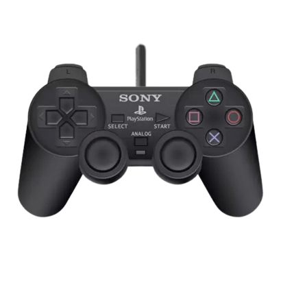 Геймпад Дротовий Sony PlayStation 2 DualShock 2 SCPH-10010 Black Б/У Нормальний - Retromagaz