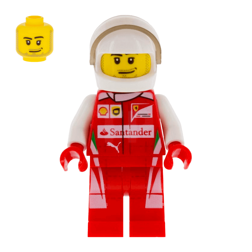 Фігурка Lego Speed Champions Scuderia Ferrari SF16-H Driver Інше sc036 Б/У - Retromagaz