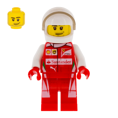 Фігурка Lego Scuderia Ferrari SF16-H Driver Інше Speed Champions sc036 Б/У - Retromagaz