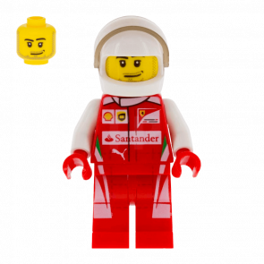 Фигурка Lego Scuderia Ferrari SF16-H Driver Другое Speed Champions sc036 Б/У