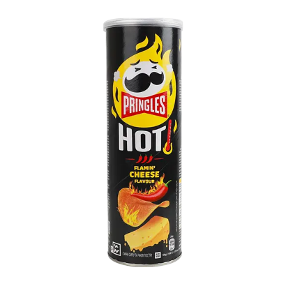 Чипсы Pringles Hot Flaming Cheese 160g - Retromagaz