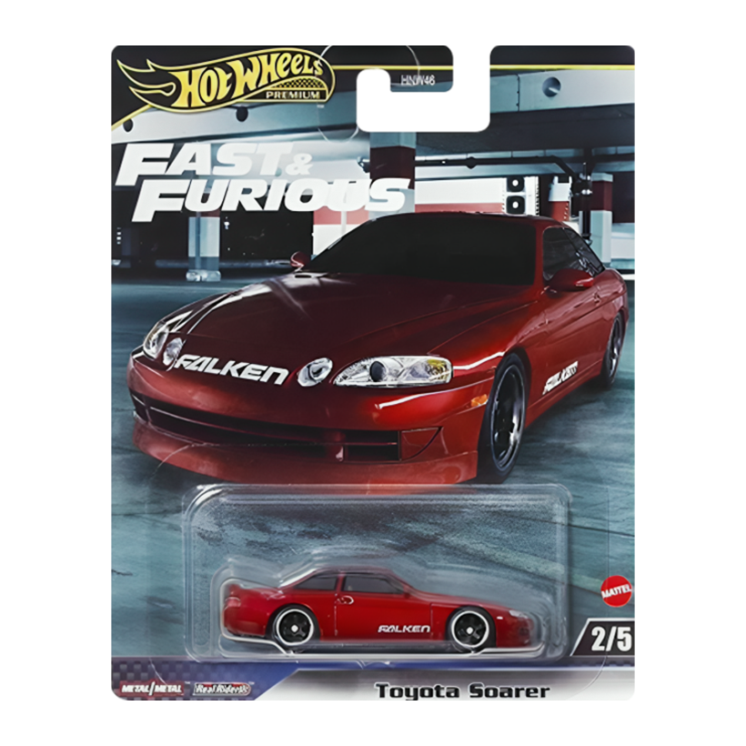 Машинка Premium Hot Wheels Toyota Soarer Fast & Furious 1:64 HRT95 Red - Retromagaz