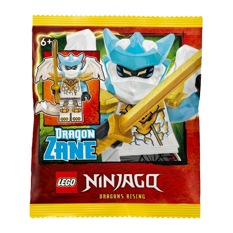 Конструктор Lego Фігурка Dragon Zane Paper Bag Ninjago l0002205 Новий - Retromagaz