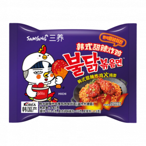Локшина Samyang Buldak Yang Nyom Chicken Stir-Fried (Корейська Курка) Гостра 140g