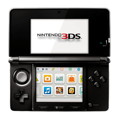 Консоль Nintendo 3DS Модифікована 32GB Clear Black + 10 Вбудованих Ігор Б/У - Retromagaz