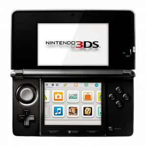 Консоль Nintendo 3DS Модифицированная 32GB Clear Black + 10 Встроенных Игр Б/У Консоль Nintendo 3DS Модифицированная 32GB Clear Black + 10 Встроенных Игр Б/У - Retromagaz