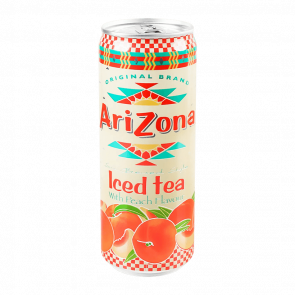 Чай Холодний Arizona Чорний зі Смаком Персика 330ml