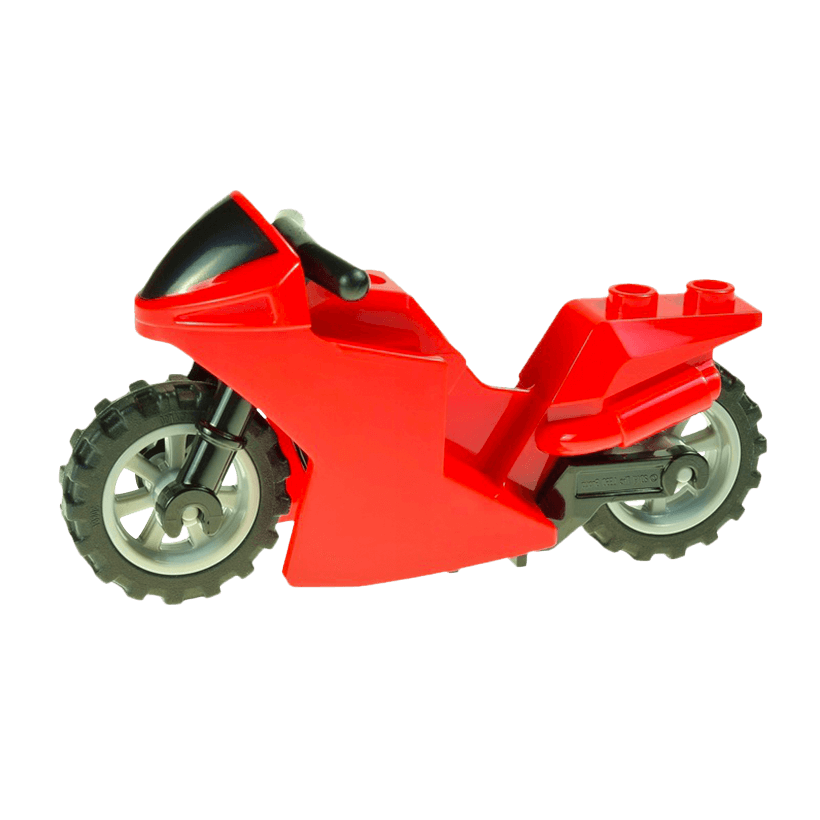 Транспорт Lego Мотоцикл Sport Bike 18895c02pb01 6104010 6228549 6104030 6298539 Red Б/У - Retromagaz
