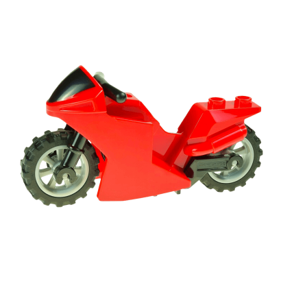 Транспорт Lego Sport Bike Мотоцикл 18895c02pb01 6104010 6228549 6104030 6298539 Red Б/У - Retromagaz