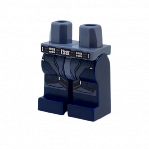Ноги Lego Marvel Drax Hips and Dark Blue Legs with Belt with Silver Trim and Sand Blue Armor Pattern Super Heroes 970c63pb10 sh0387 6186636 Sand Blue Б/У - Retromagaz