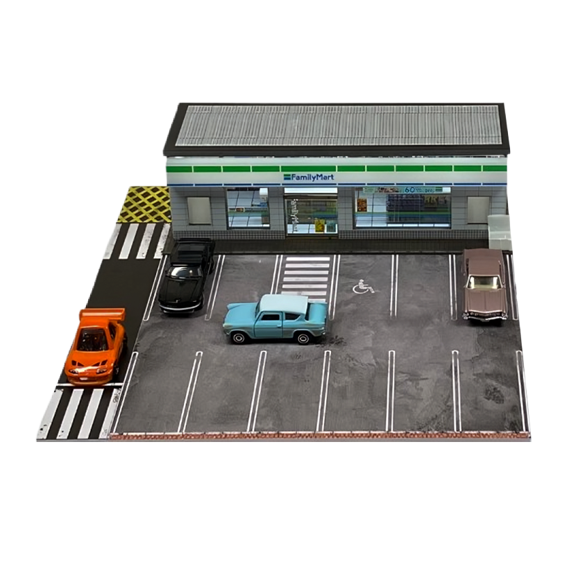 Диорама G-Fans Family Mart Diorama 1:64 710021 Black - Retromagaz
