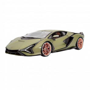 Машинка Bburago Lamborghini Sian FKP 37 1:24 Green - Retromagaz