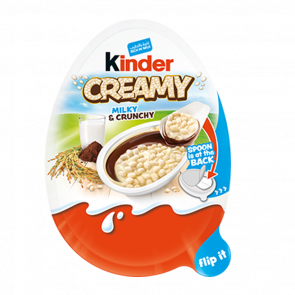 Шоколадное Яйцо Kinder Creamy Milky & Crunchy 19g