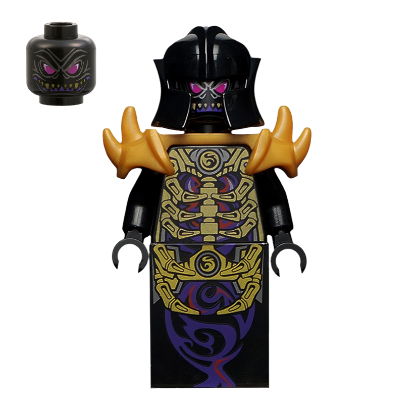 Фигурка Lego Nindroids Overlord Golden Master Rebooted Ninjago njo0107 70728 Б/У - Retromagaz