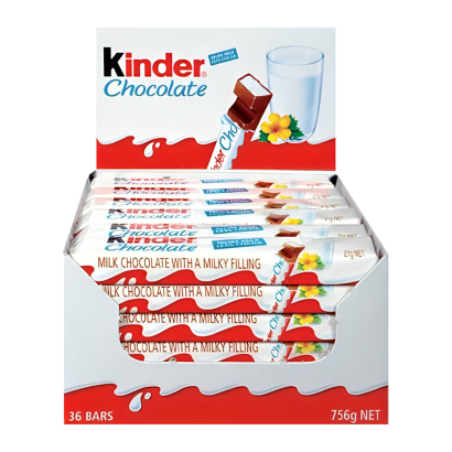 Набор Батончик 36шт Kinder Maxi с Молочной Начинкой 21g - Retromagaz
