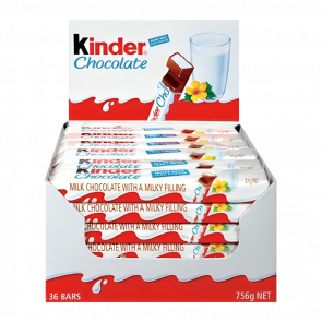 Набор Батончик 36шт Kinder Maxi с Молочной Начинкой 21g