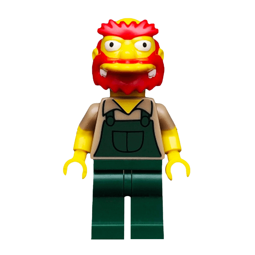 Фигурка Lego The Simpsons Groundskeeper Willie Cartoons sim039 Б/У - Retromagaz