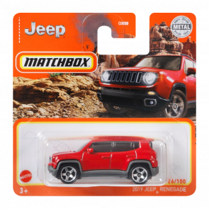 Машинка Большой Город Matchbox '19 Jeep Renegade Off-Road 1:64 HVP10 Orange - Retromagaz
