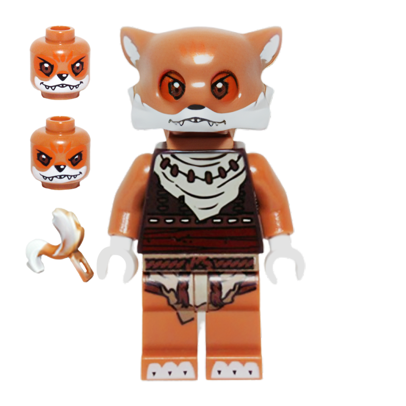 Фигурка Lego Fox Tribe Furty Furtivo Legends of Chima loc046 70111 Б/У - Retromagaz