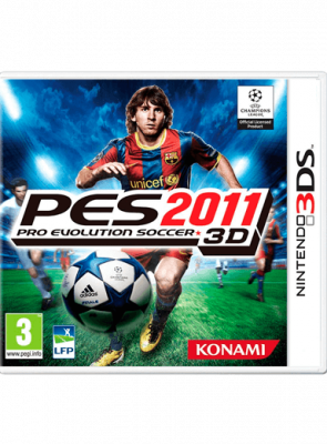 Игра Nintendo 3DS Pro Evolution Soccer 2011 3D Europe Английская Версия + Коробка Б/У Хороший