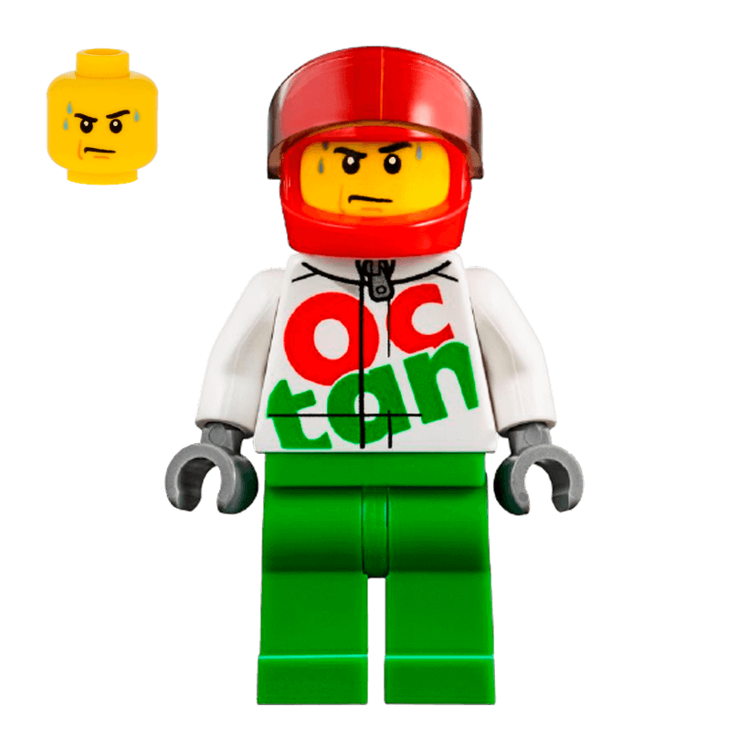 Фігурка Lego Race 973pb2306 Speed Record Car Driver City cty0842 Б/У - Retromagaz
