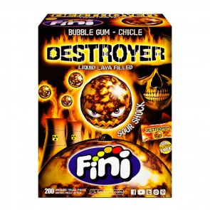 Набор Жевательная Резинка Fini Destroyer Gum Halloween 10g 100шт