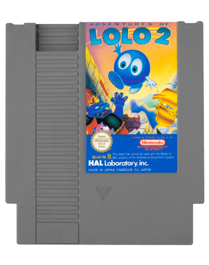 Игра Nintendo NES Adventures of Lolo 2 Europe Английская Версия Только Картридж Б/У Хороший - Retromagaz