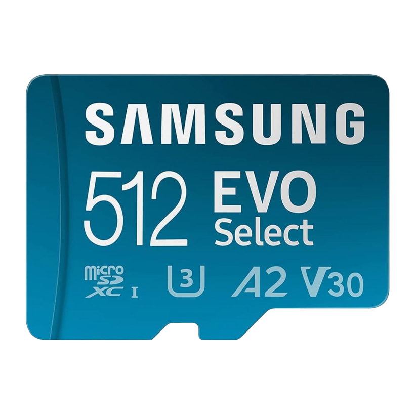 Карта Памяти Samsung Evo Select UHS-I U3 V30 A2 + SD Adapter 512GB - Retromagaz