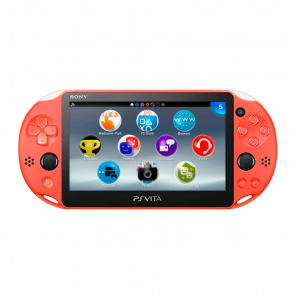 Консоль Sony PlayStation Vita Slim Модифікована 64GB Neon Orange + 5 Вбудованих Ігор Новий Вітринний Варіант