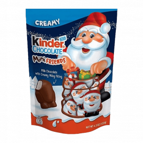 Конфеты Kinder Шоколадные Mini Friends Santa с Молоком 122g