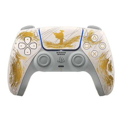 Геймпад Бездротовий Sony PlayStation 5 DualSense Ghost of Yotei Limited Edition Gold Новий - Retromagaz
