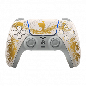 Геймпад Беспроводной Sony PlayStation 5 DualSense Ghost of Yotei Limited Edition Gold Новый Геймпад Беспроводной Sony PlayStation 5 DualSense Ghost of Yotei Limited Edition Gold Новый - Retromagaz