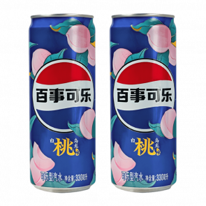 Набор Напиток 2шт Pepsi White Peach 330ml - Retromagaz